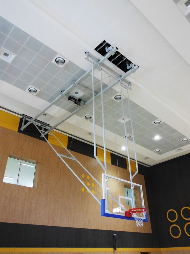 Canasta baloncesto de techo multitubo